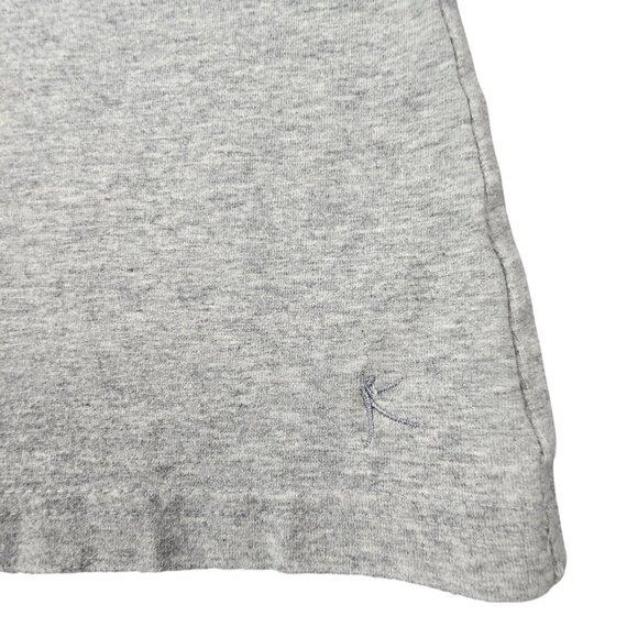 Danskin Athletic Top Womens Gray Sleeveless V-Neck Dance Size L 12/14 JH1820 - Picture 3 of 5